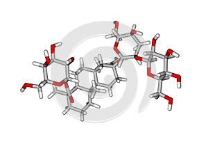 Molecular structure of stevioside