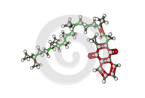 Molecular structure of vitamin K1 (phylloquinone)