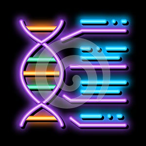 Molecule Chemical Consist Biomaterial neon glow icon illustration