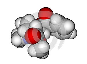 Molecule of cocaine