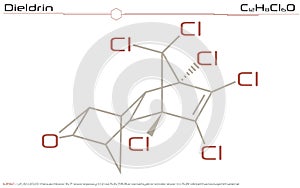 Molecule of Dieldrin