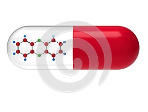 Molecule of dioxin