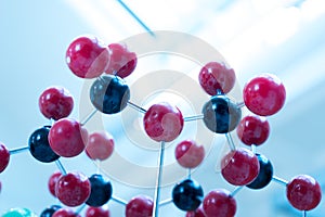 Molecule, DNA in laboratory lab test, chemistry