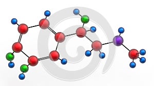 Molecule of epinephrine