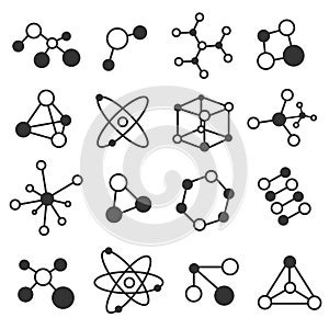 Molecule icon set