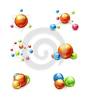 Molecule icon set