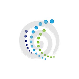 Molecule logo vector icon