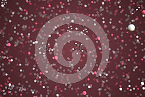 Ferrocene molecule, conceptual molecular model. Chemical 3d rendering