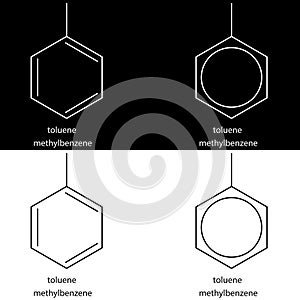 Molecule methylbenzene