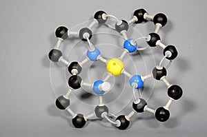 Molecule Model of a Corrin Ring.