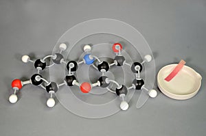 Molecule model of Litmus in red state