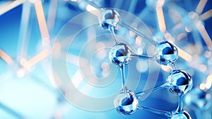 Molecule Model. Science Concept
