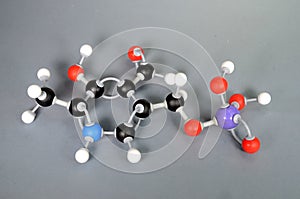 Molecule model of Vitamin B6