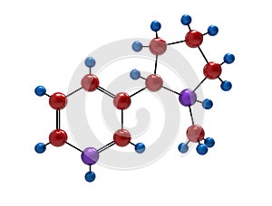 Molecule of nicotine