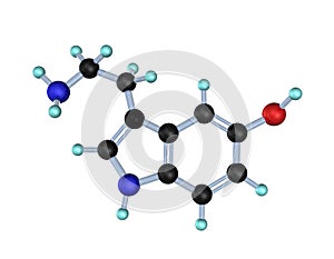 Molecule Serotonin photo