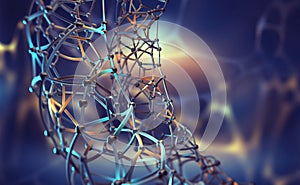 Molecule structure and DNA bond