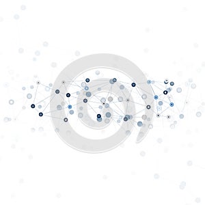 Molecule structure, gray background for