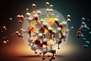 Molekula štruktúra a nápad z biotechnológia 