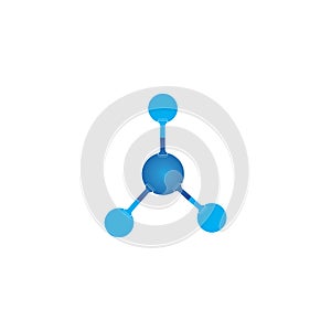 Molecule vector illustration design