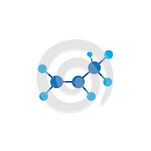 Molecule vector illustration design