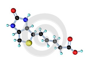 Molecule Vitamin B7 (Biotin)