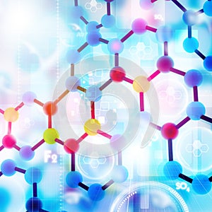 Molecules background