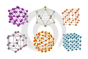 Molecules of different shapes
