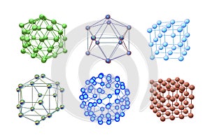 Molecules of different shapes