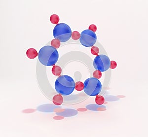 Molecules of H2O