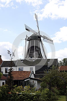 Molen de Fortuin as windmill in the ancient city of HattemMolen de Fortuin as windmill in the ancient city of Hattem