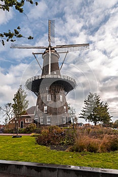 Molen De Valk is a tower mill and museum in Leiden, Netherlands