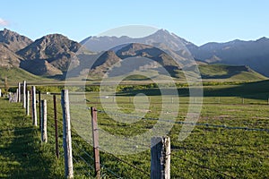 Molesworth valley, picturesque New Zealand