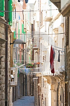 Molfetta, Apulia - Narrowness lifestyle in the old alleyways of