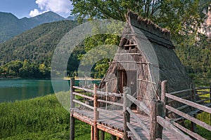 Molina di Ledro, Italy - Prehistoric Pile Dwellings around the Alps UNESCO World Heritage