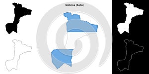 Molinos outline map
