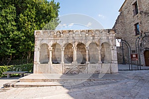 Molise. The The `Fontana Fraterna` is the symbol of the city of Isernia