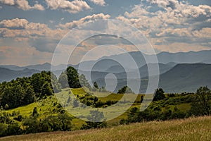 Molise, Italy. Spectacular summer panorama