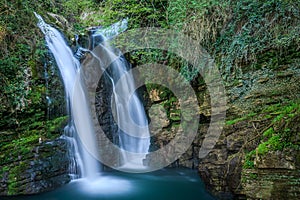 Molise, the waterfalls of Carpinone