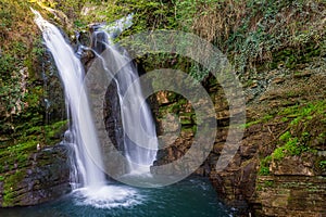 Molise, the waterfalls of Carpinone