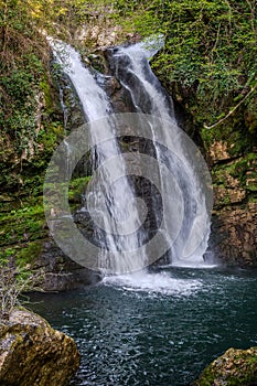 Molise, the waterfalls of Carpinone