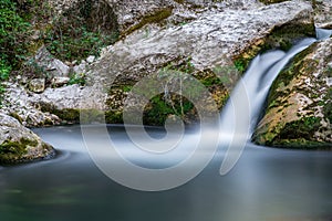 Molise, the waterfalls of Carpinone