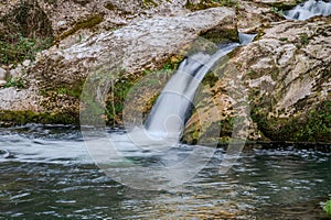 Molise, the waterfalls of Carpinone