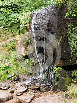 MoliÃ¨res waterfall in Saint-DiÃ© in the Vosges