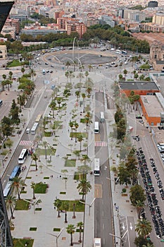 Moll de Barcelona and Placa de les Drassanes. Barcelona, Spain photo