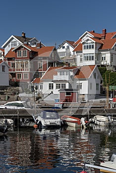 Mollosund in Sweden in summer