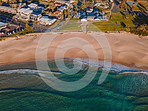 Mollymook beach during sunrise, South Coast, NSW, Australia.