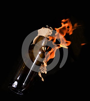 Molotov cocktail photo