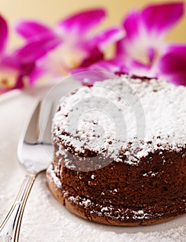 Molten chocolate cake