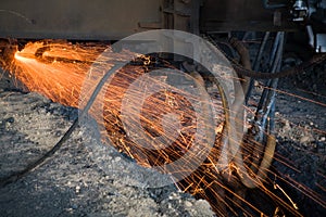 Molten iron