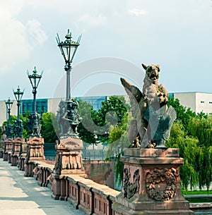 Moltke Bridge in the Berlin